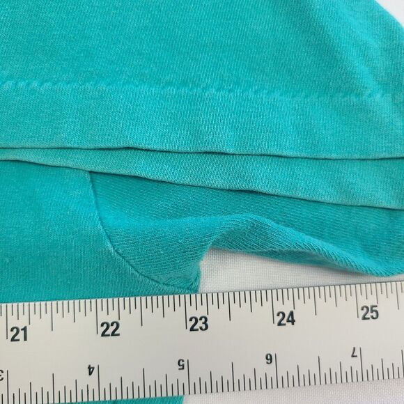 Vintage Single Stitch 90s Cheers Boston Mens Sz XL T Shirt Teal 1992 - Picture 4 of 9